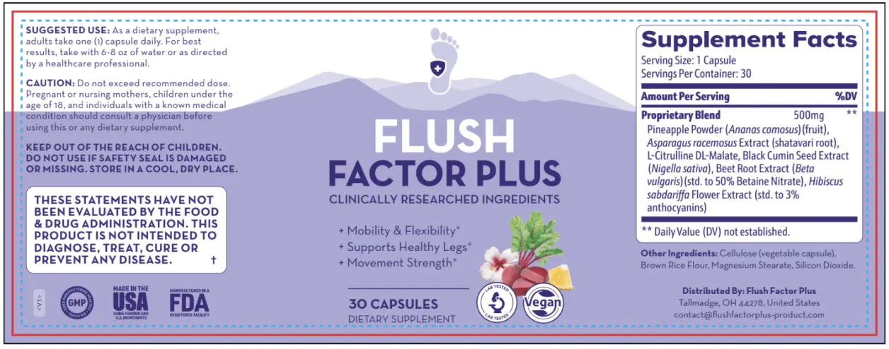 Flush Factor Plus Lebel 